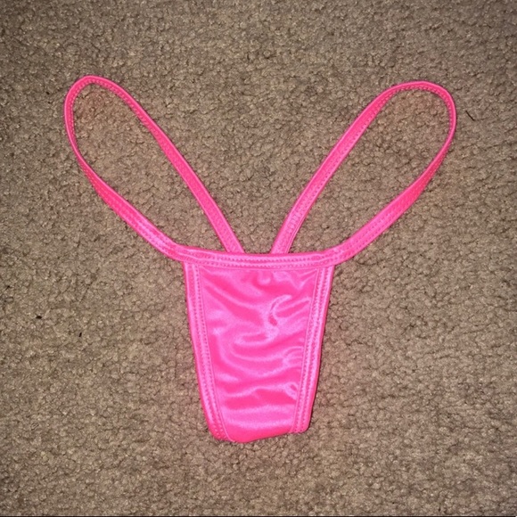 . Other - Hot pink v-string thong